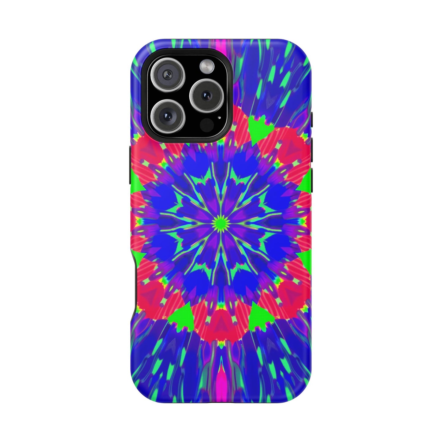 Neon Phone Case - Trippy iPhone Case, Rave Gift Idea, Aesthetic Y2K Accessory