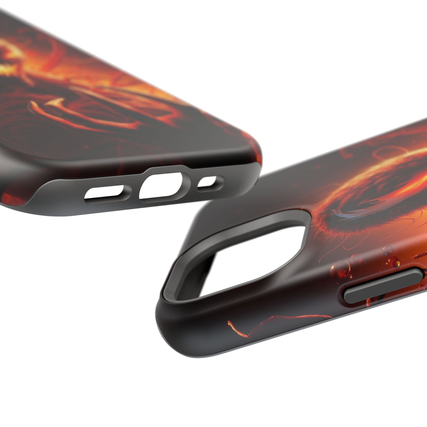 Fiery Alien Phone Case - Aesthetic iPhone Case | Sci-Fi Art Design | Gifts for Him | Unique Phone Accessories