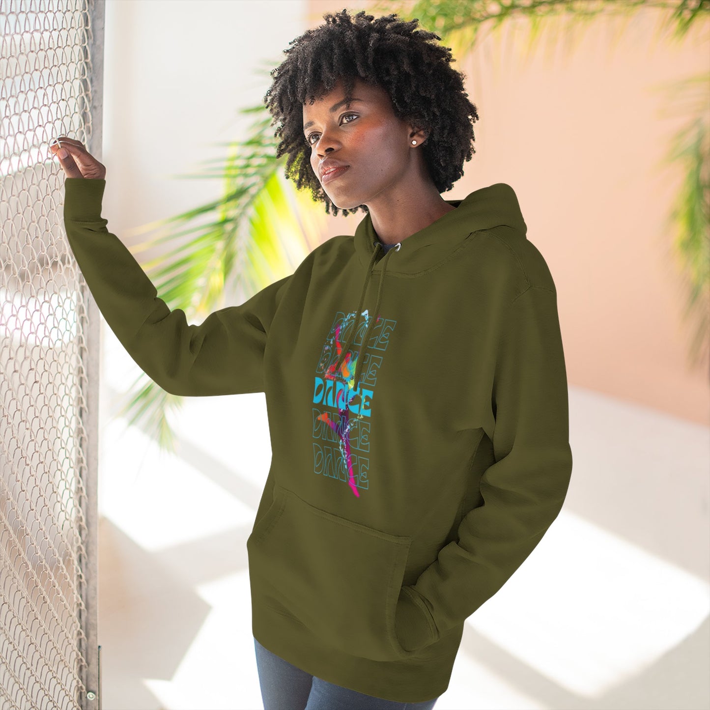 “Dance Dance Dance” Graphic Pullover, Motivational Dancer Gift, Dance Moms Inspired Apparel, Cozy Unisex Hoodie