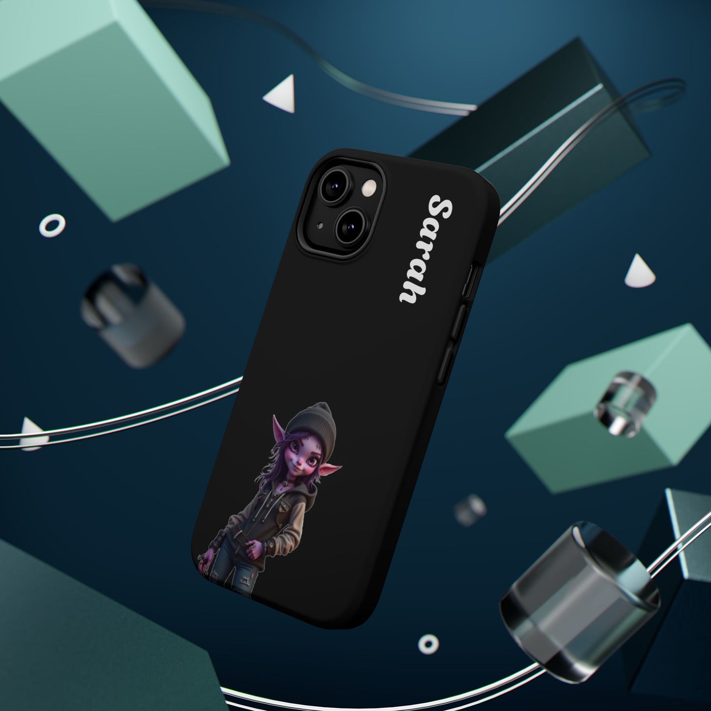 Personalized Elf Phone Case - Custom Name Aesthetic Y2K Gift | Cool Character Cases for Teens & Girls