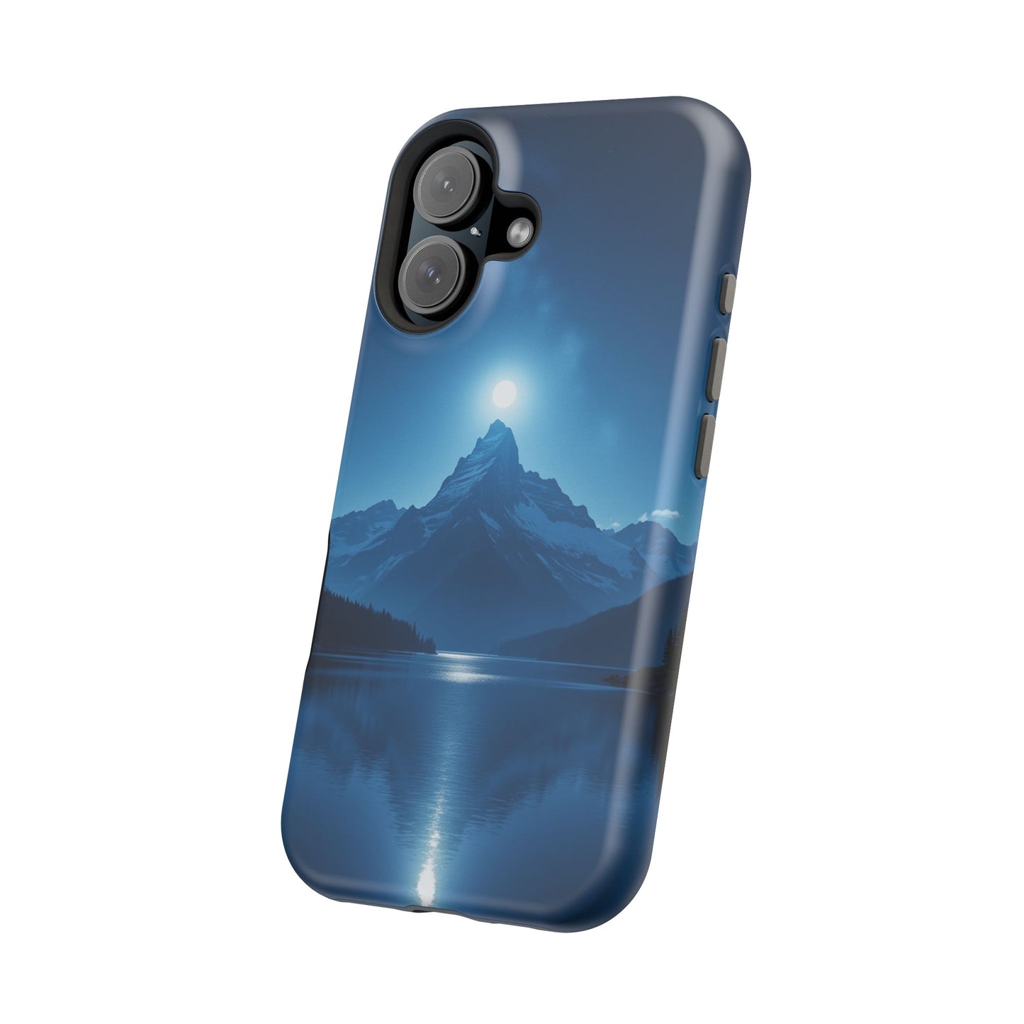 Mountain Moon Phone Case - Serene Landscape iPhone Cover - Nature Lover Gift