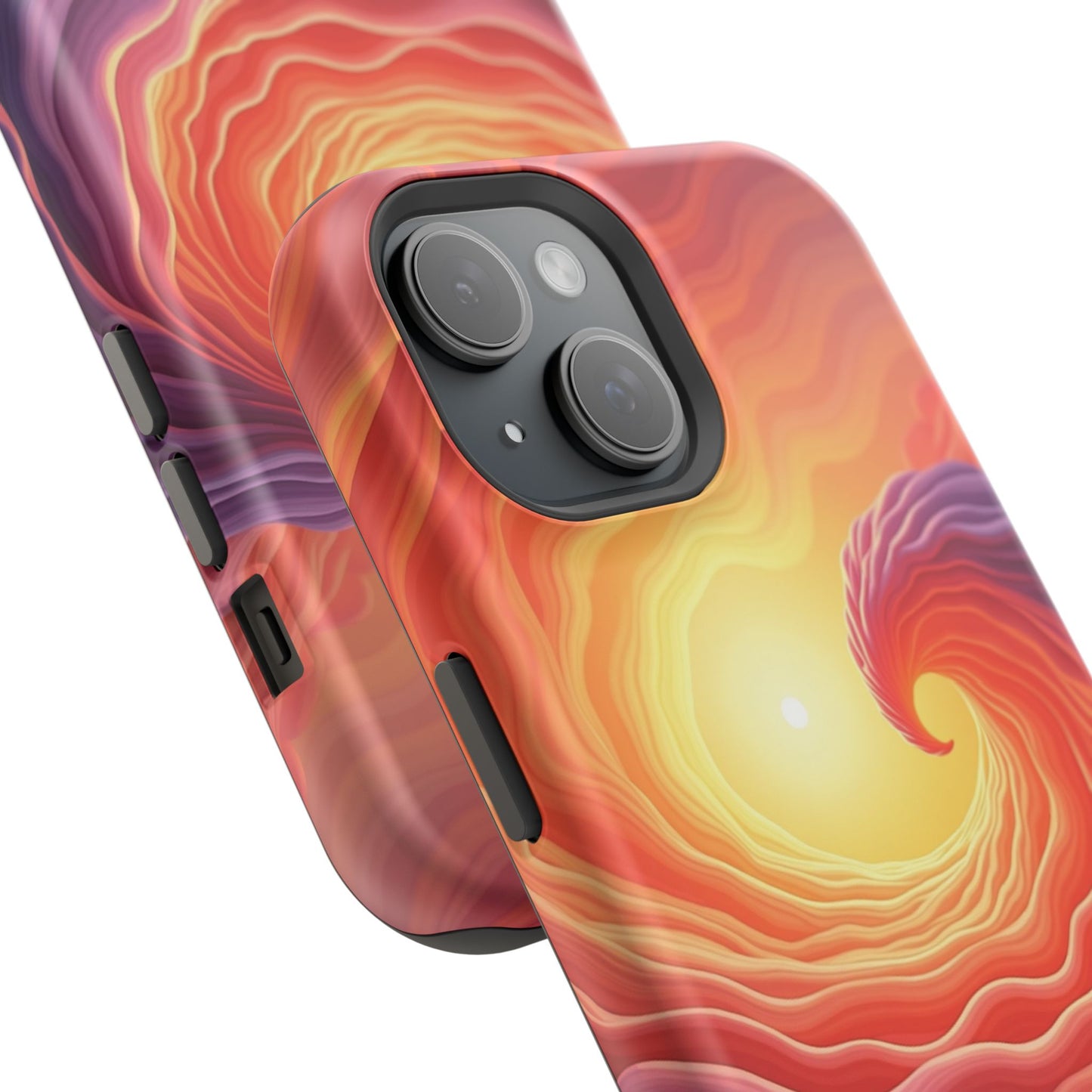 Sunburst Wave iPhone Case - Ocean Sunset Design, Aesthetic Beach Gift Idea