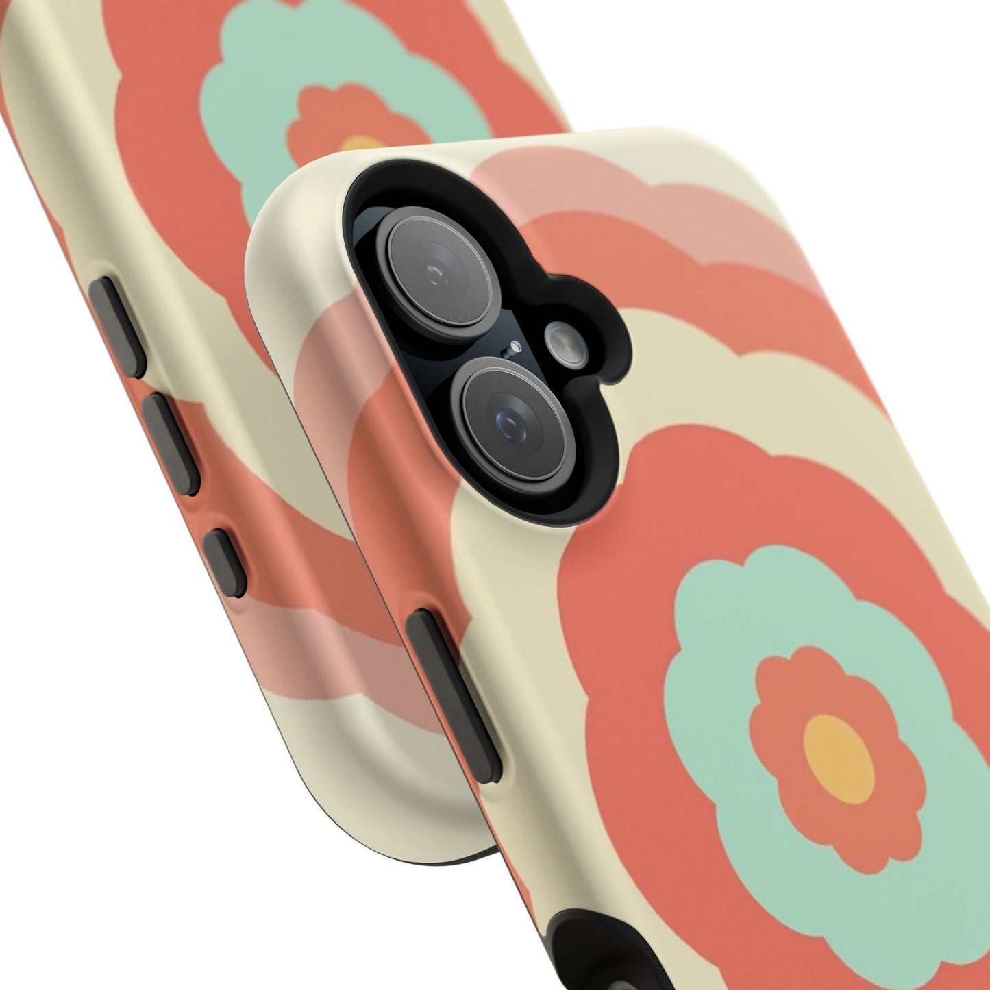 Cute Flower Phone Case - Pastel Aesthetic iPhone Case, Kawaii Gift Idea, Retro Floral Design