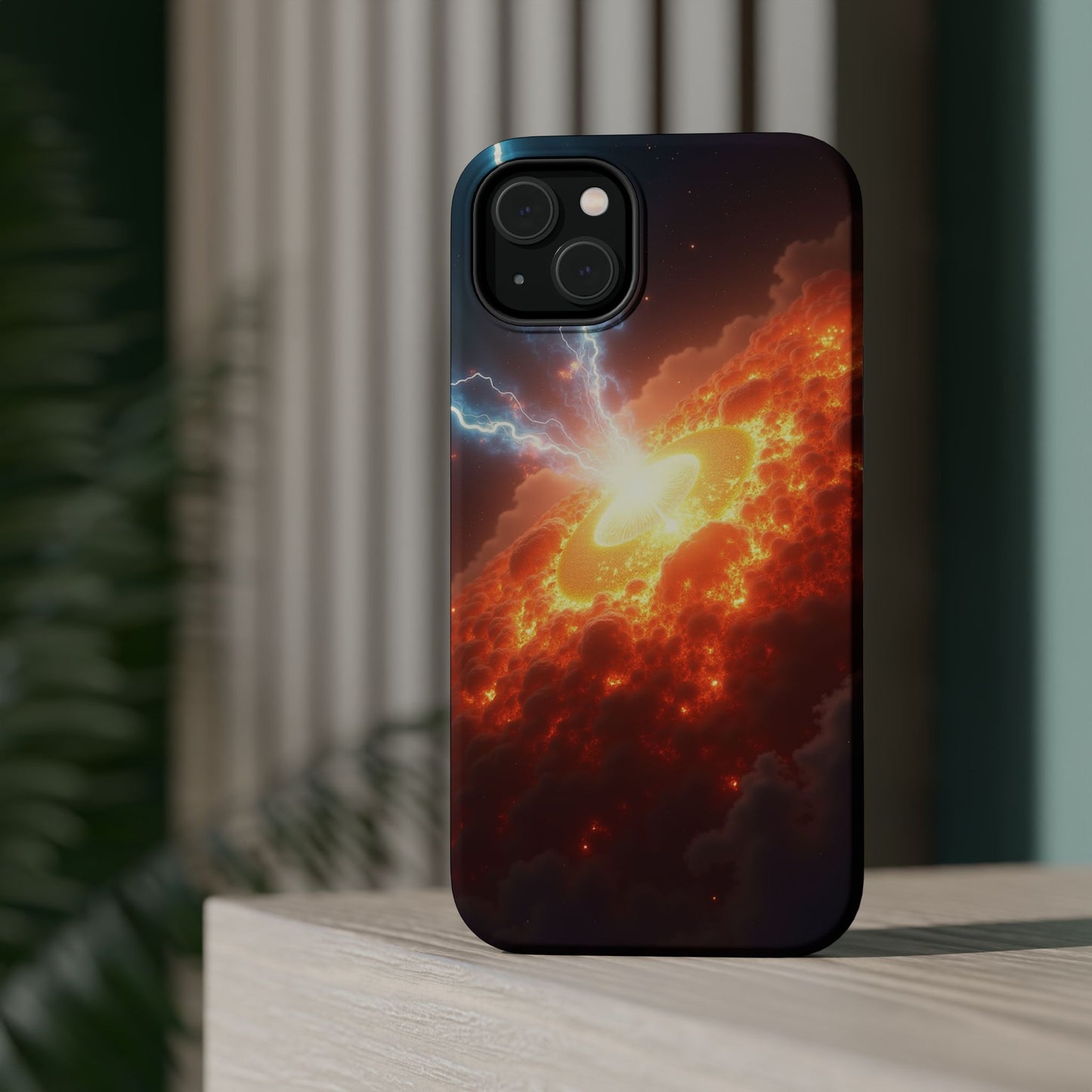 Supernova Phone Case - Fiery Galaxy iPhone Cover - Astronomy Gift for Him/Her