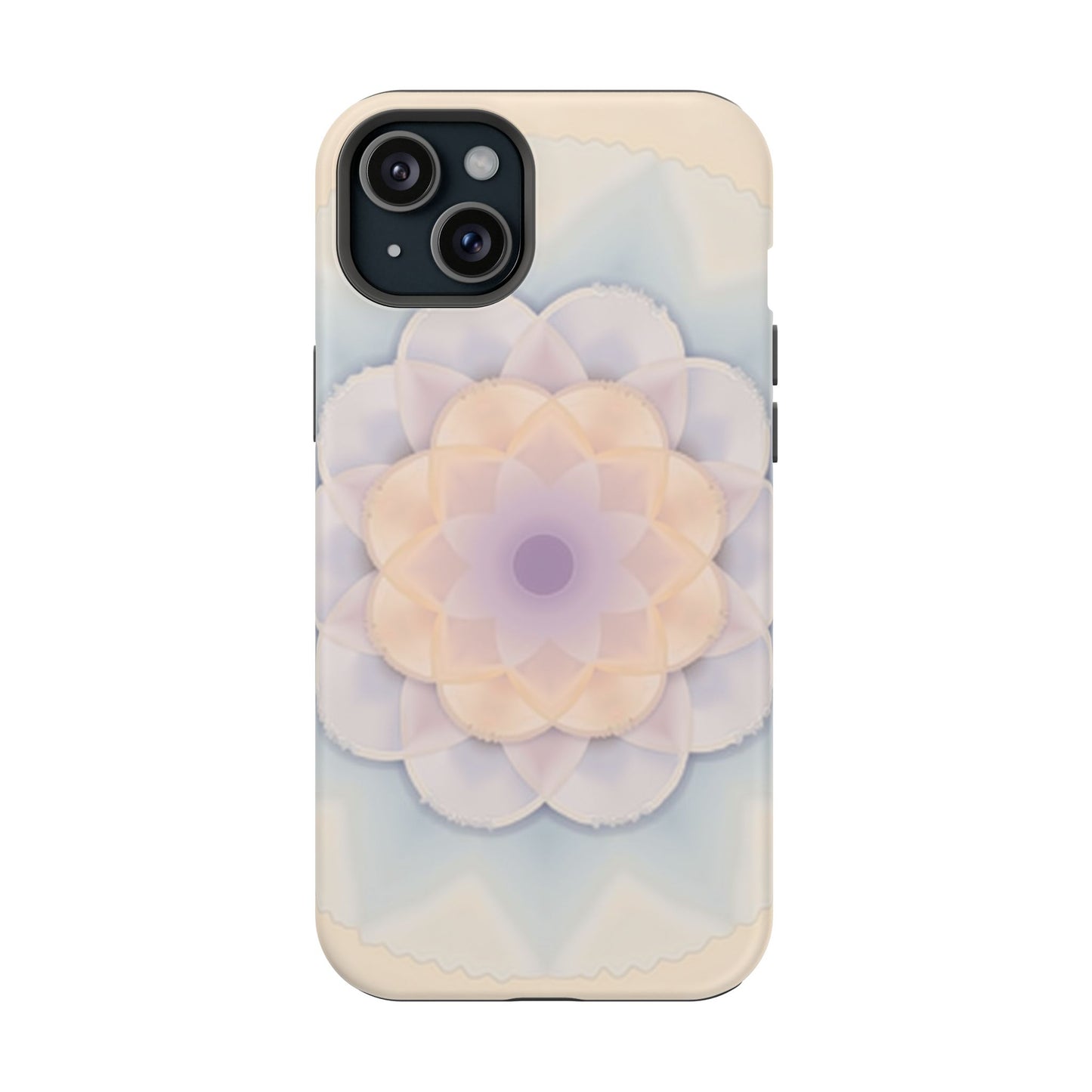 Pastel Mandala Phone Case - Aesthetic iPhone Case, Floral Gift Idea, Spiritual Zen Design