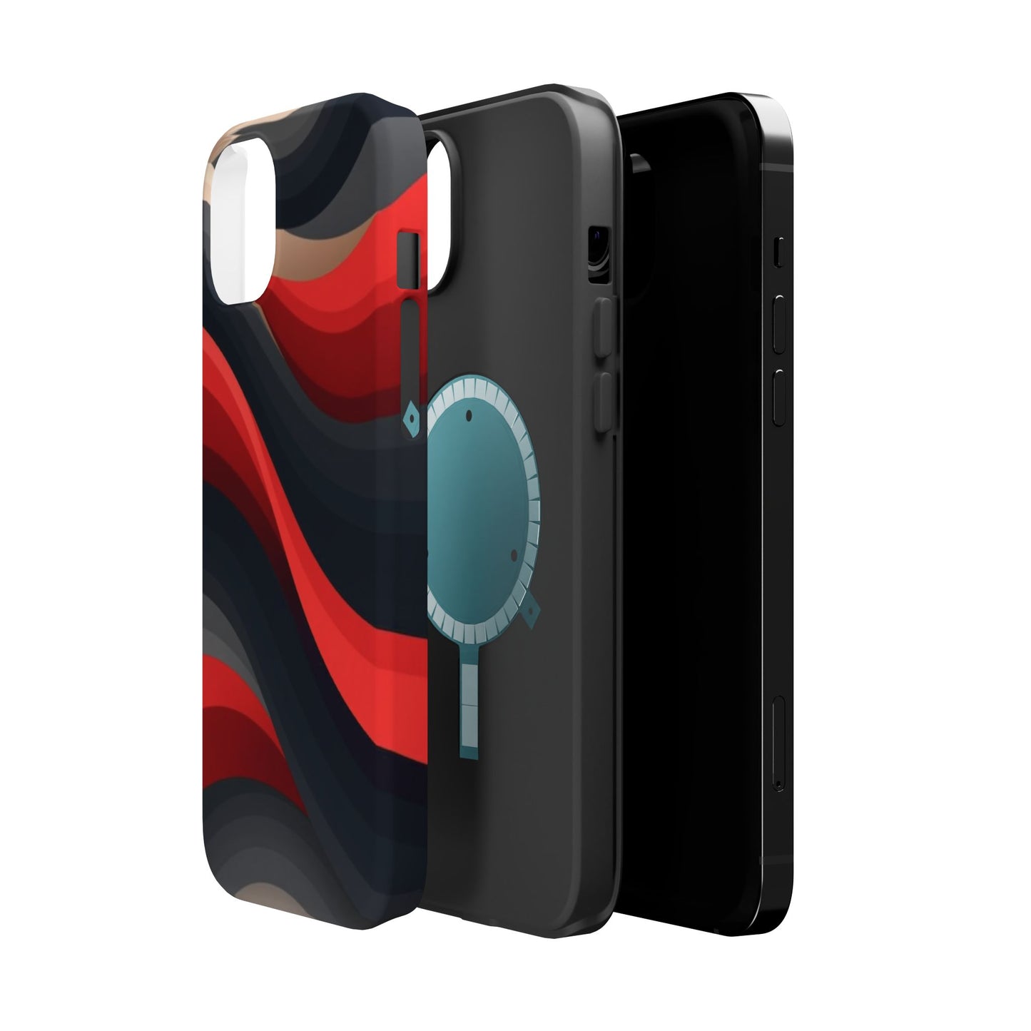 Dynamic Elegance Phone Case - Bold Wave Design | Trendy Aesthetic Gift Idea