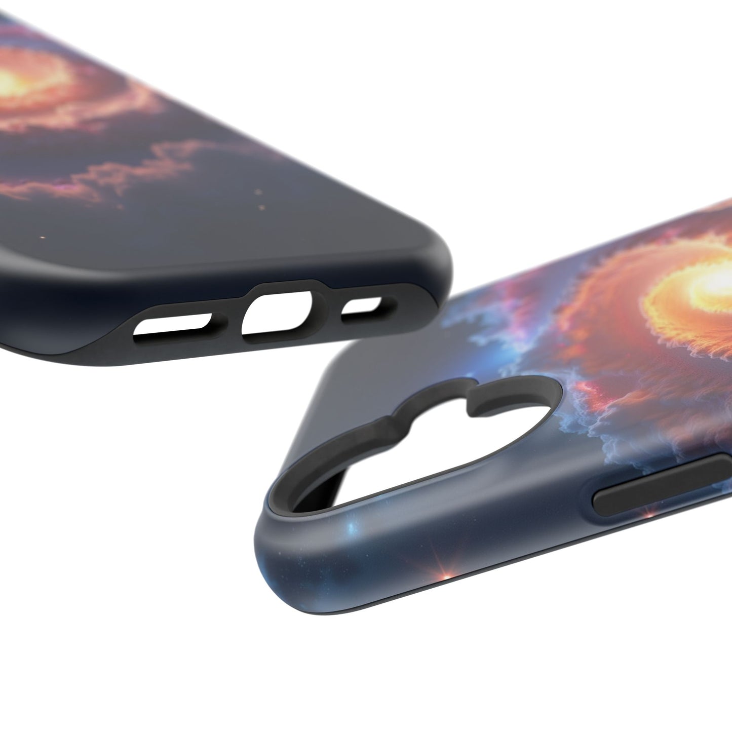 Ethereal Spiral Galaxy Phone Case for iPhone | Dreamy Aesthetic Slim Protective Cover
