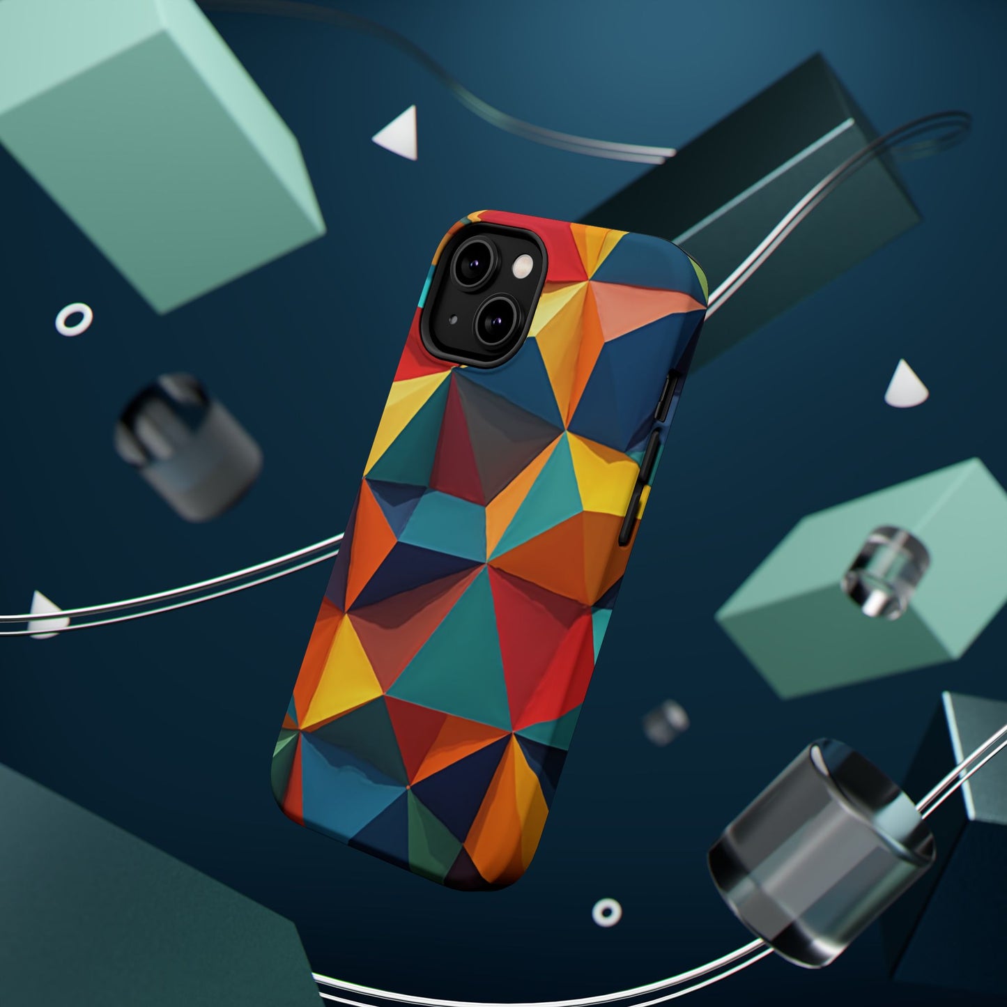 Prism Burst Phone Case for iPhone | Abstract Geometric Slim Protective Cover