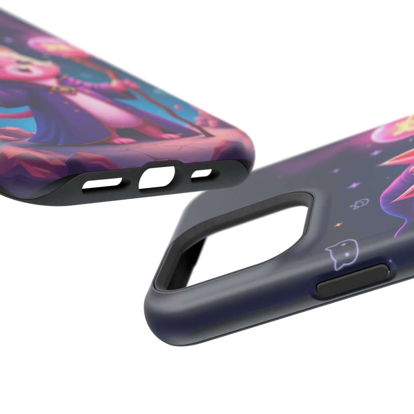 Magical Cat Sorcerer iPhone Case - Cute Fantasy Gift for Cat Lovers