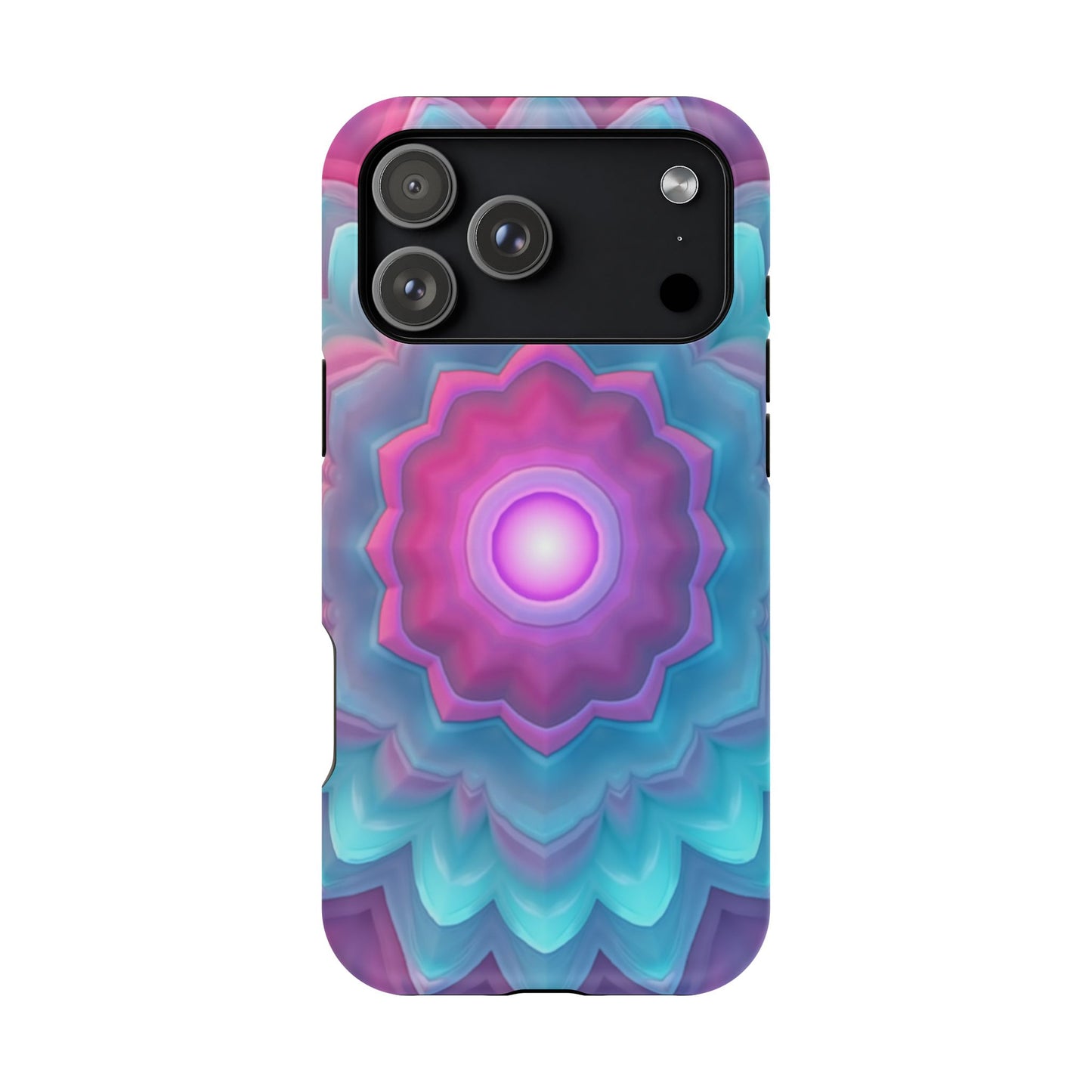 Cosmic Bloom iPhone Case - Galaxy Floral Design, Aesthetic Gift Idea