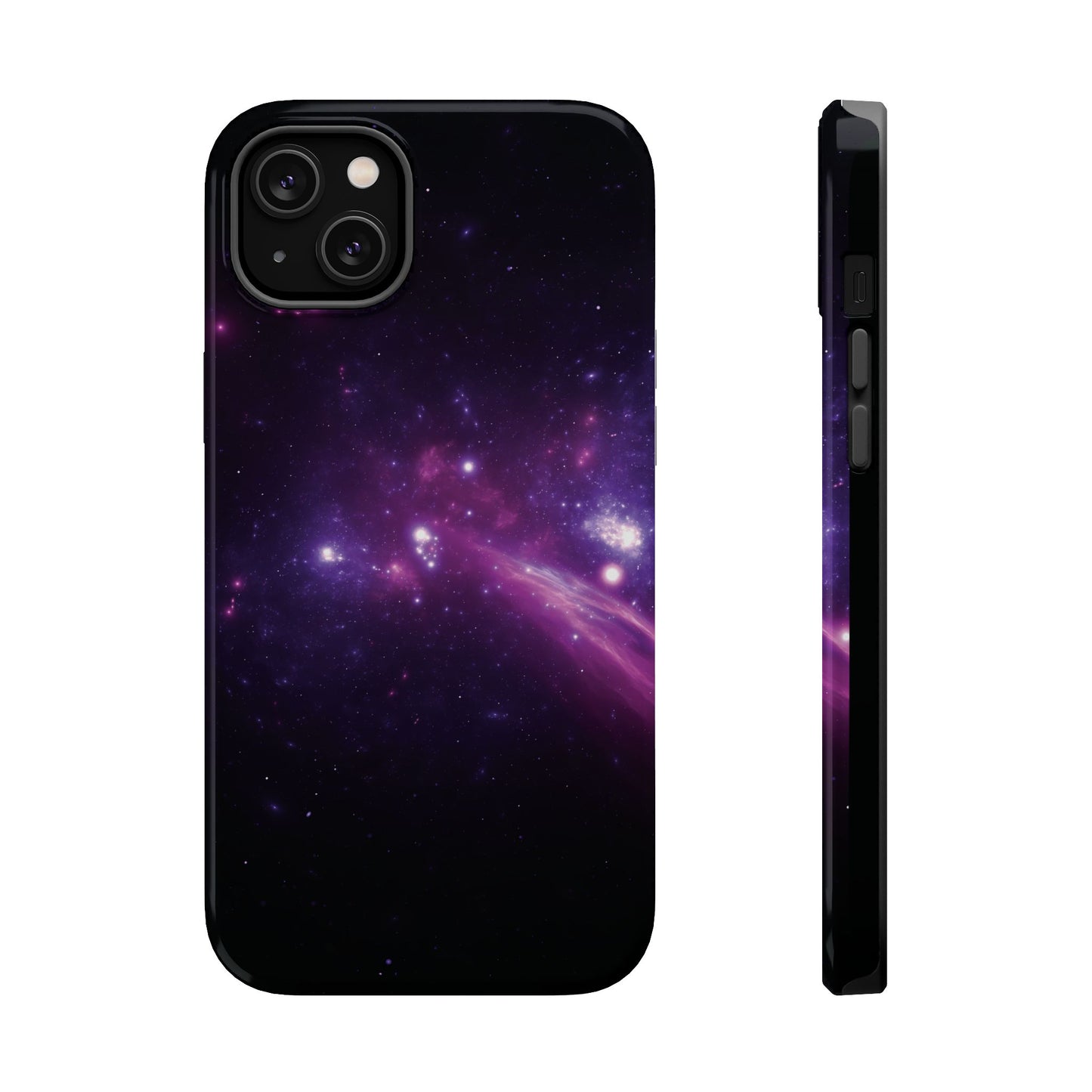 Purple Galaxy Phone Case - Aesthetic iPhone Case | Space Art Design | Gifts for Her | Unique Phone Accessories