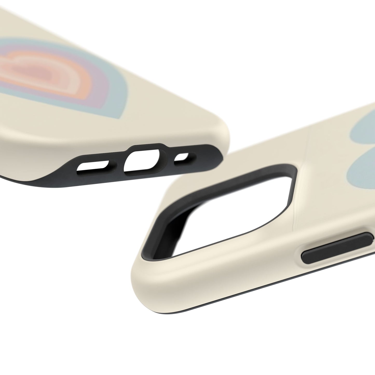 Pastel Heart iPhone Case - Retro Aesthetic Y2K Gift - Cute Phone Accessories