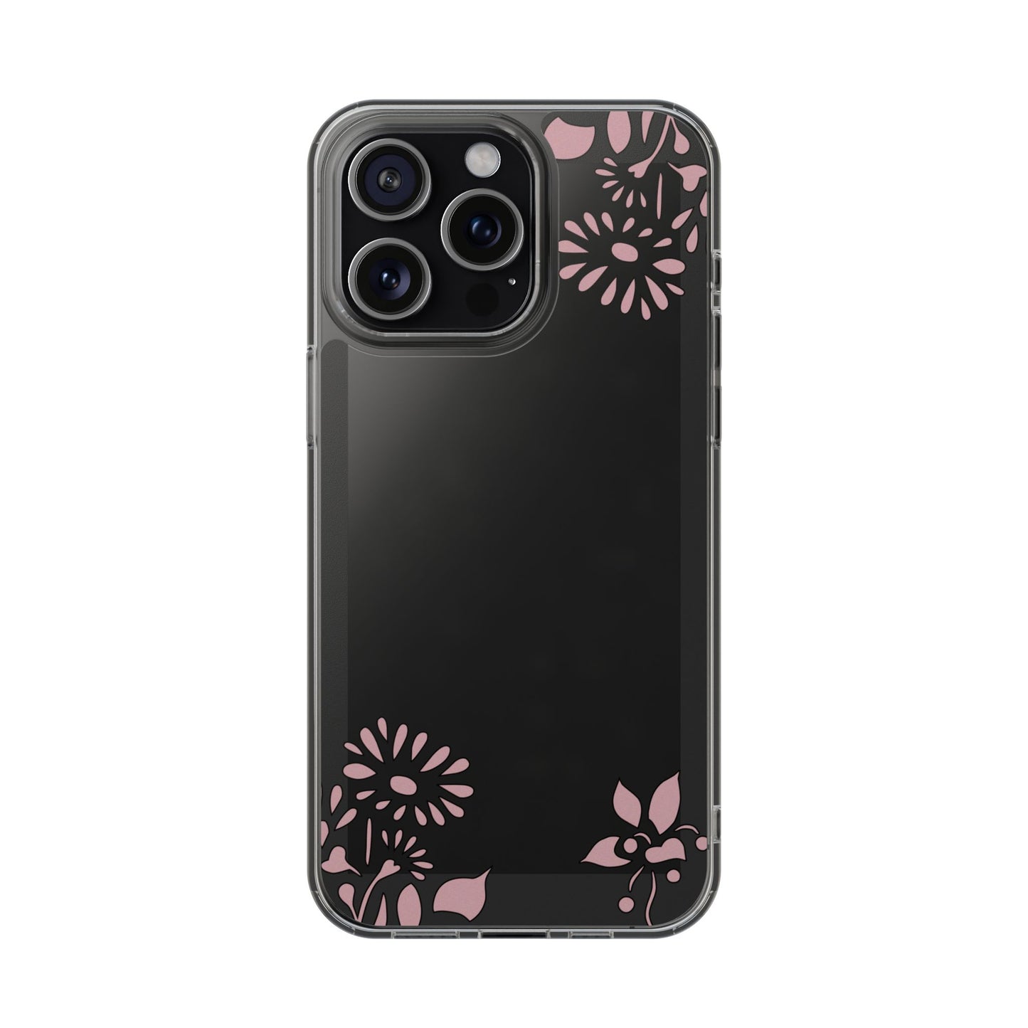 Elegant Floral Clear Phone Case β Minimalist Chic Protection