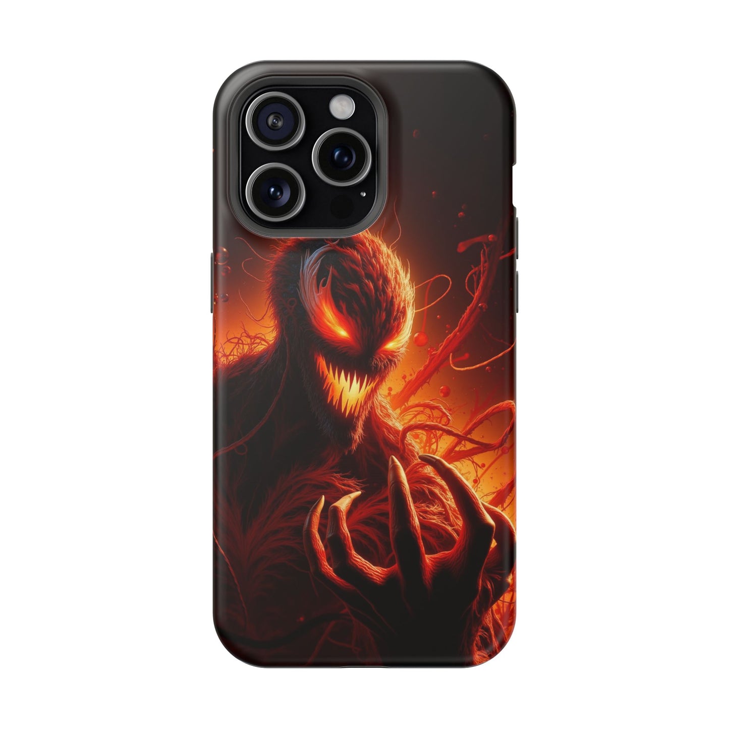 Fiery Alien Phone Case - Aesthetic iPhone Case | Sci-Fi Art Design | Gifts for Him | Unique Phone Accessories