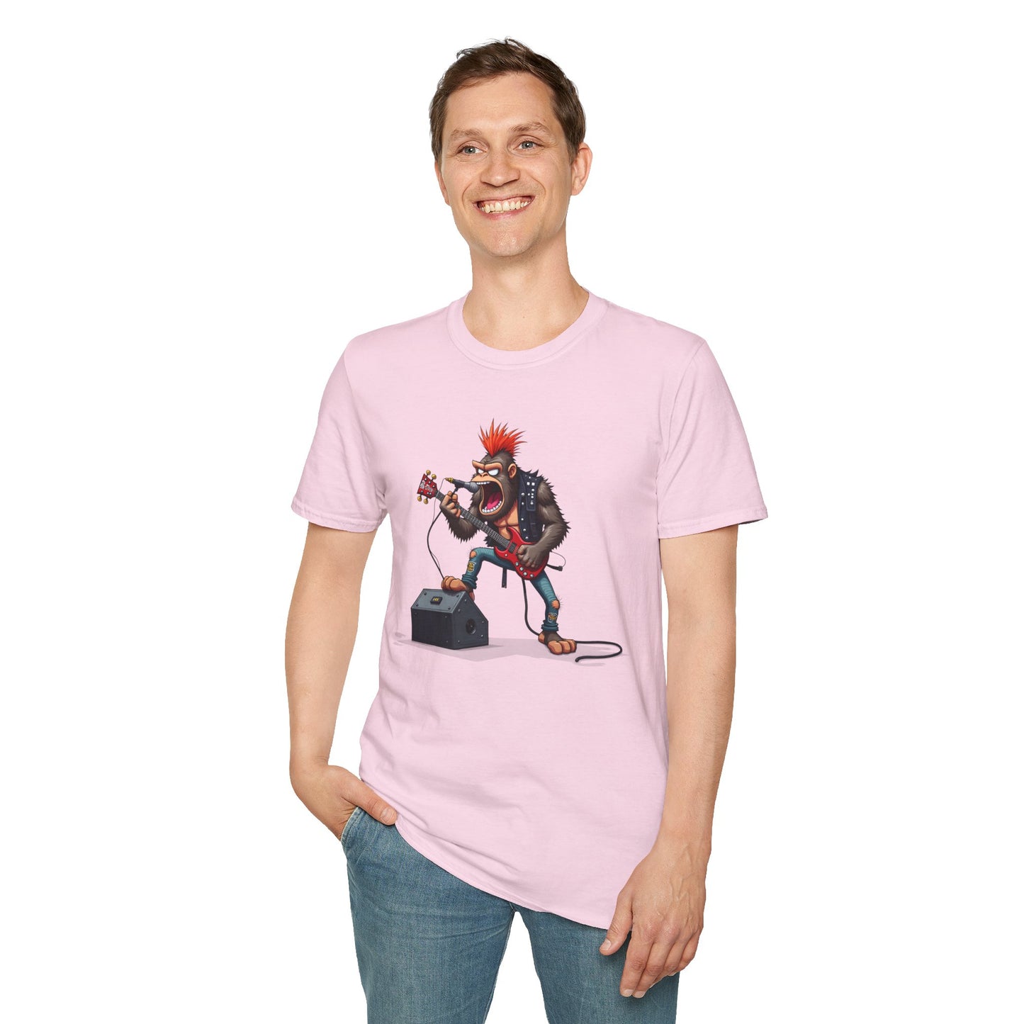 Punk Rock Gorilla T-Shirt – Loud Looks for Rebel Souls