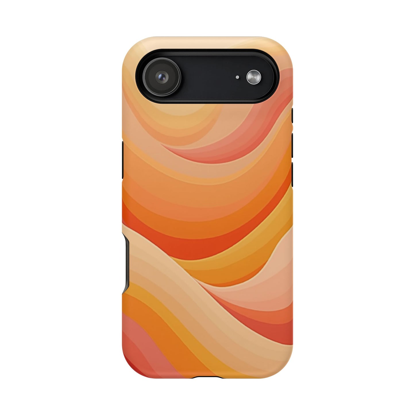 Retro Wave Phone Case - 70s Inspired Aesthetic | Orange Gradient iPhone Case | Gifts for Her | Vintage Style Sun Design