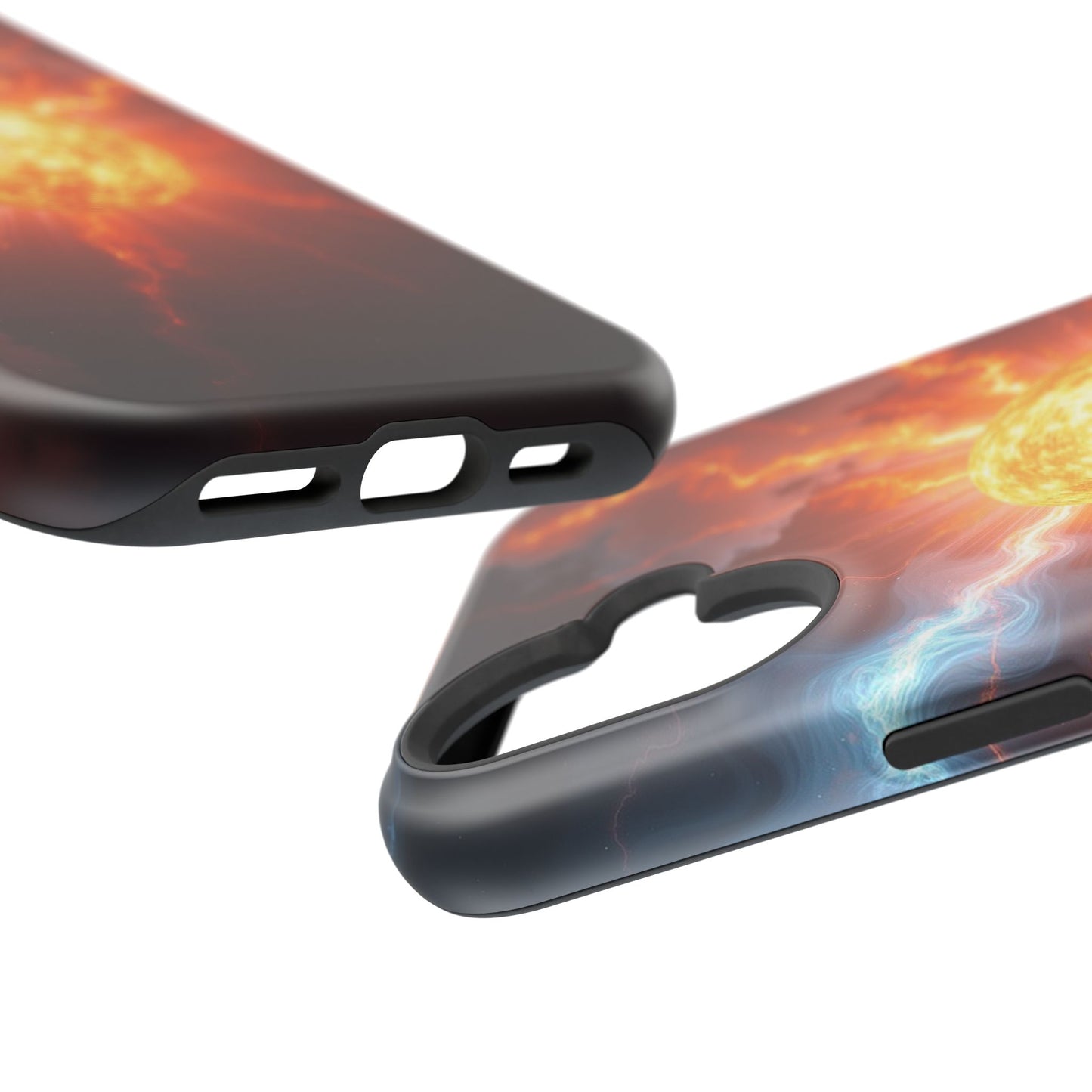 Solar Flare iPhone Case - Fiery Sunburst Space Design - Astronomy Gift Idea