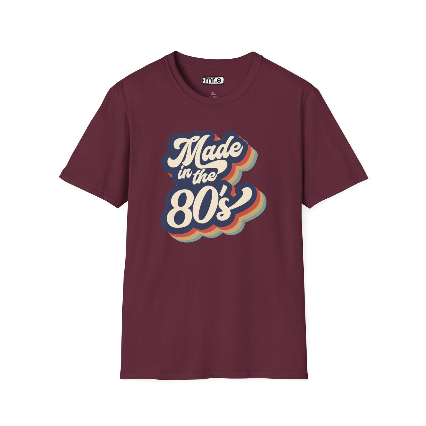 "Made in the 80s" T-Shirt β Retro Throwback Tee | Nostalgic 80s Fashion Graphic Shirt for Men & Women | Vintage Pop Culture Style