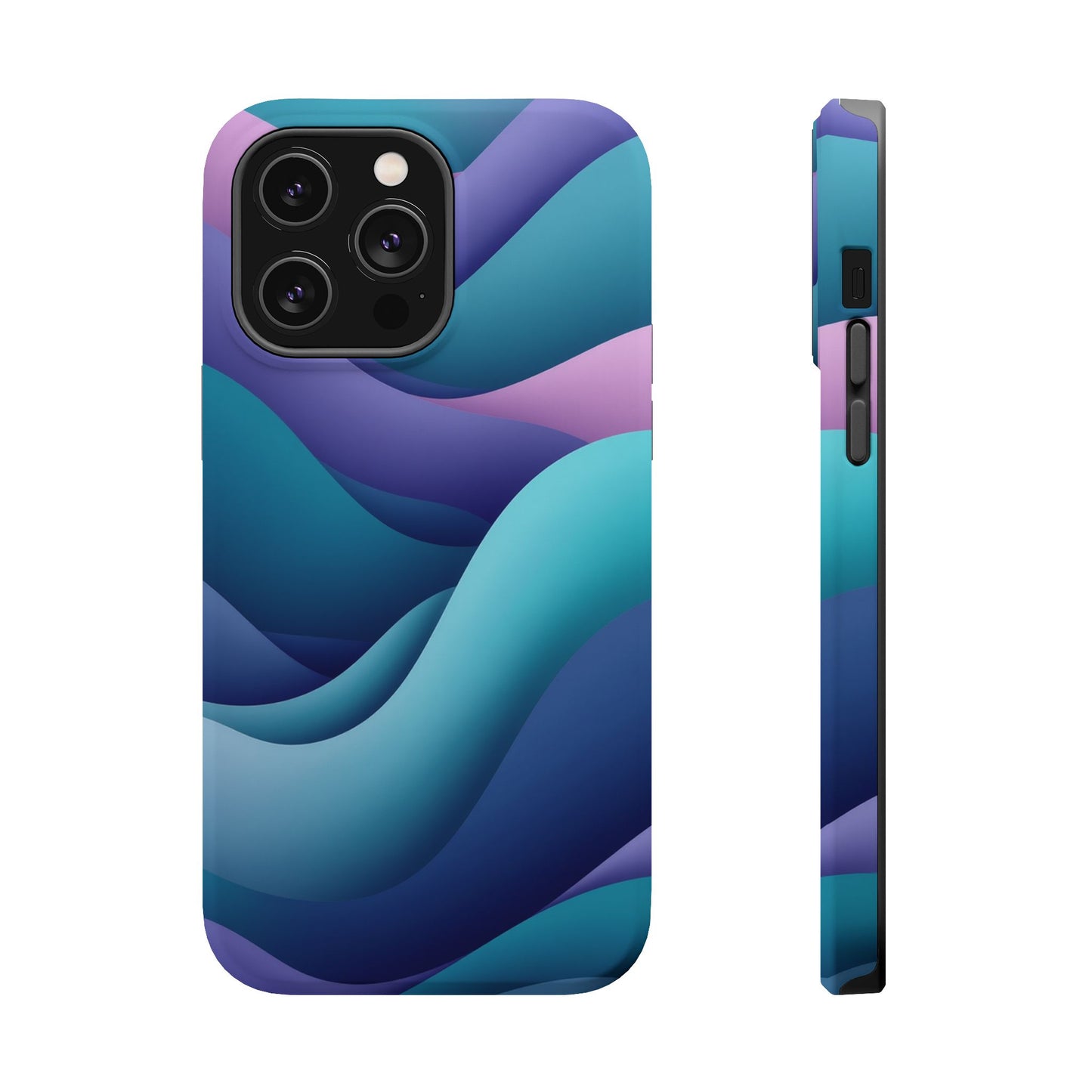 Oceanic Serenity Phone Case - Calming Blue Wave Aesthetic | Nature Inspired Gift Idea
