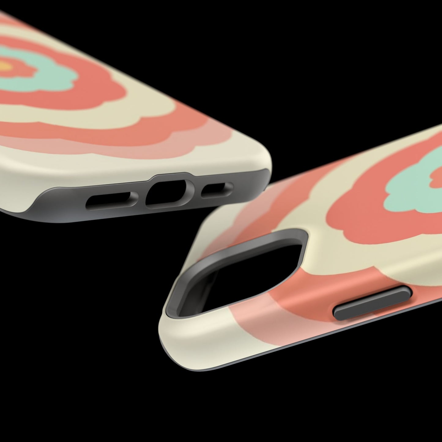 Cute Flower Phone Case - Pastel Aesthetic iPhone Case, Kawaii Gift Idea, Retro Floral Design