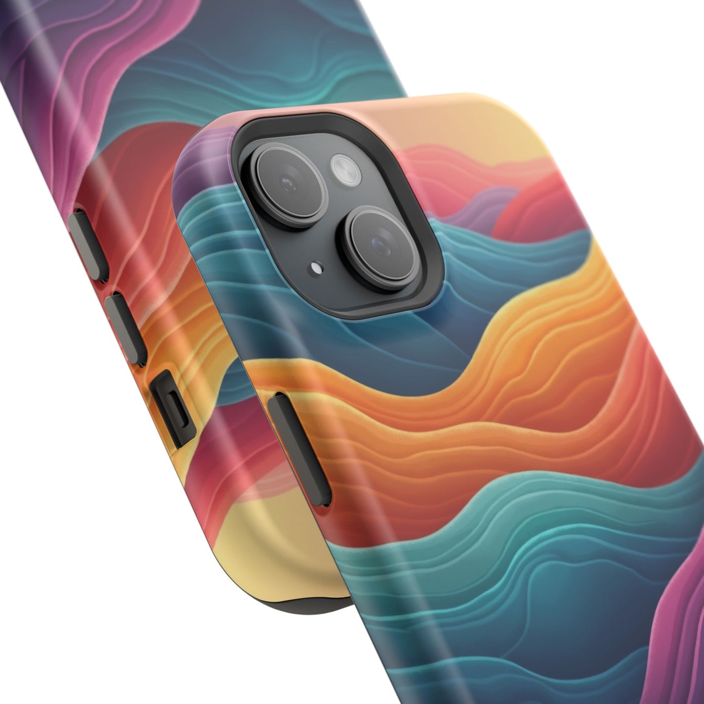 Abstract Wave Phone Case - Aesthetic iPhone Case, Pastel Gift Idea, Trendy Summer Accessory