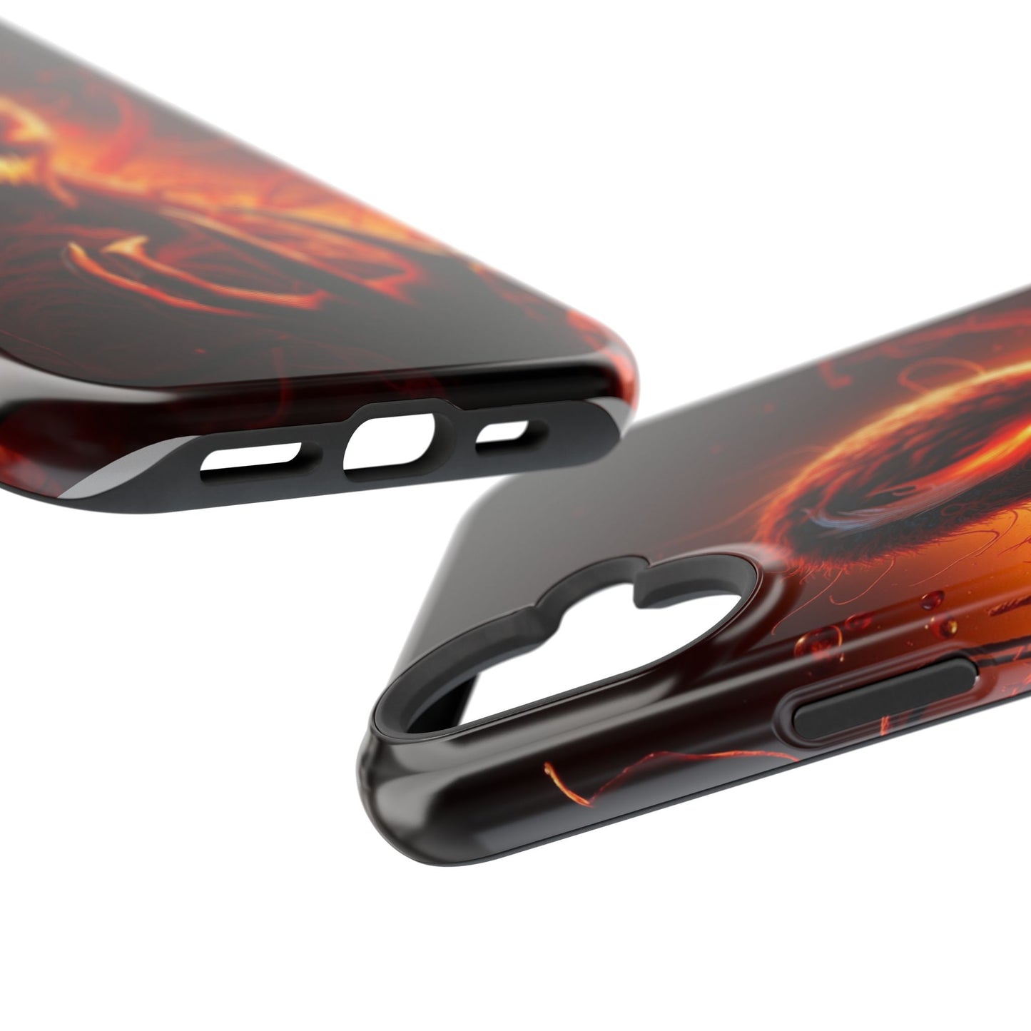 Fiery Alien Phone Case - Aesthetic iPhone Case | Sci-Fi Art Design | Gifts for Him | Unique Phone Accessories