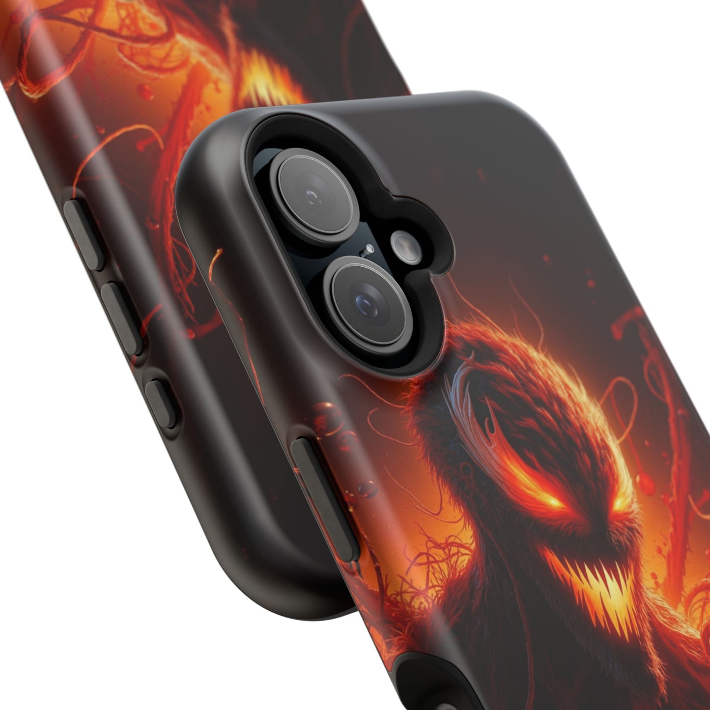 Fiery Alien Phone Case - Aesthetic iPhone Case | Sci-Fi Art Design | Gifts for Him | Unique Phone Accessories