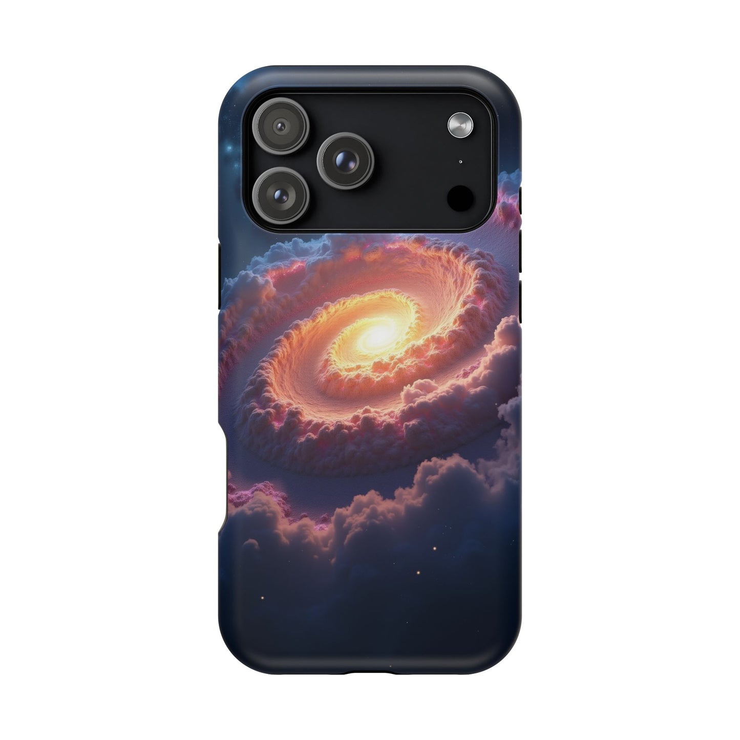 Ethereal Spiral Galaxy Phone Case for iPhone | Dreamy Aesthetic Slim Protective Cover