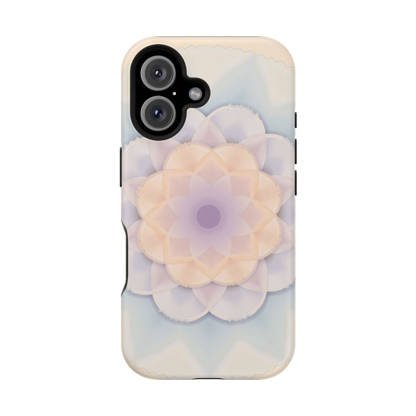 Pastel Mandala Phone Case - Aesthetic iPhone Case, Floral Gift Idea, Spiritual Zen Design