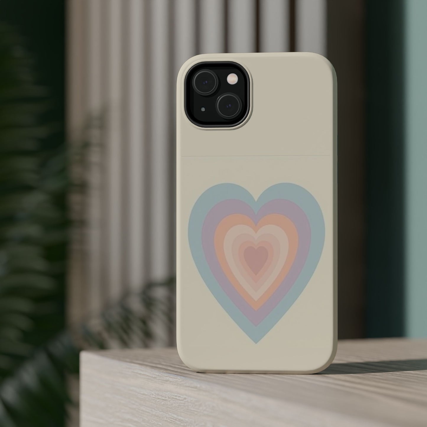 Pastel Heart iPhone Case - Retro Aesthetic Y2K Gift - Cute Phone Accessories