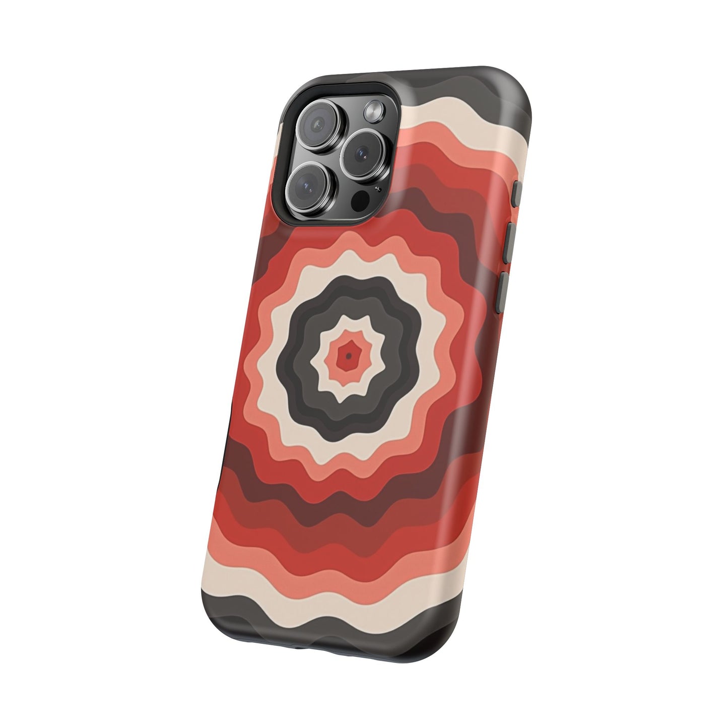 70s Wave Phone Case - Aesthetic iPhone Case, Vintage Gift Idea, Trendy Summer Accessory