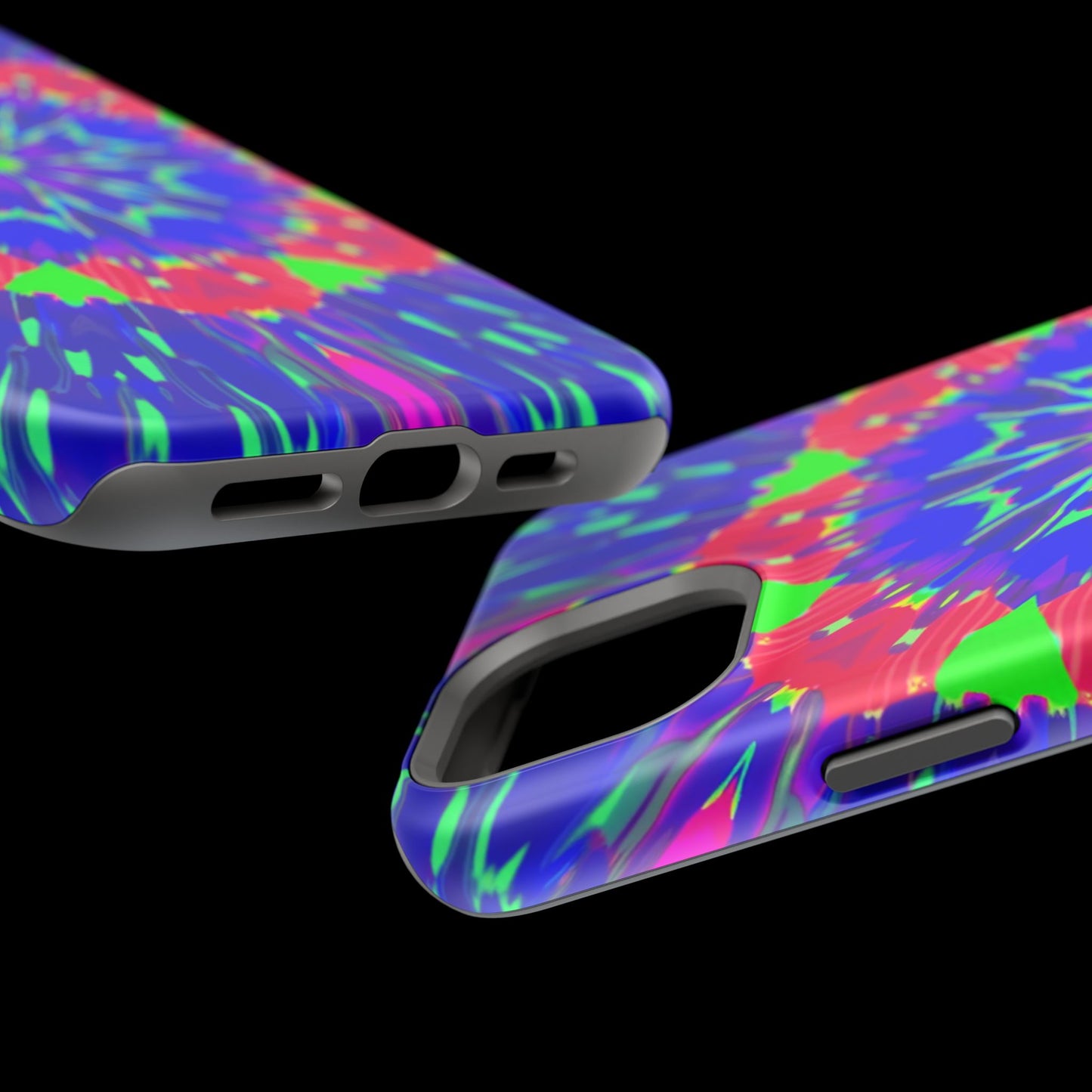Neon Phone Case - Trippy iPhone Case, Rave Gift Idea, Aesthetic Y2K Accessory