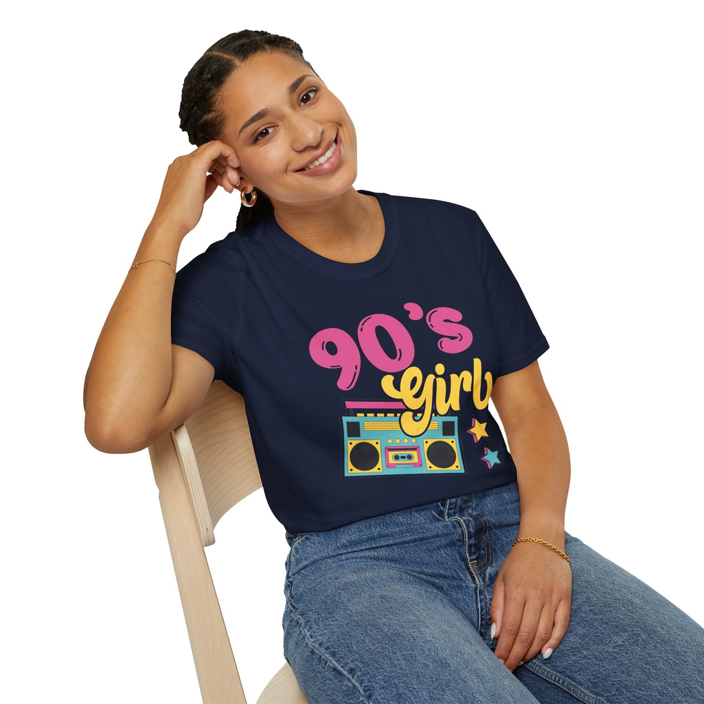 "90’s Girl" T-Shirt – Retro Throwback Tee | Nostalgic 90s Vibe Graphic Shirt for Girls & Women | Vintage Pop Culture Fashion Tee