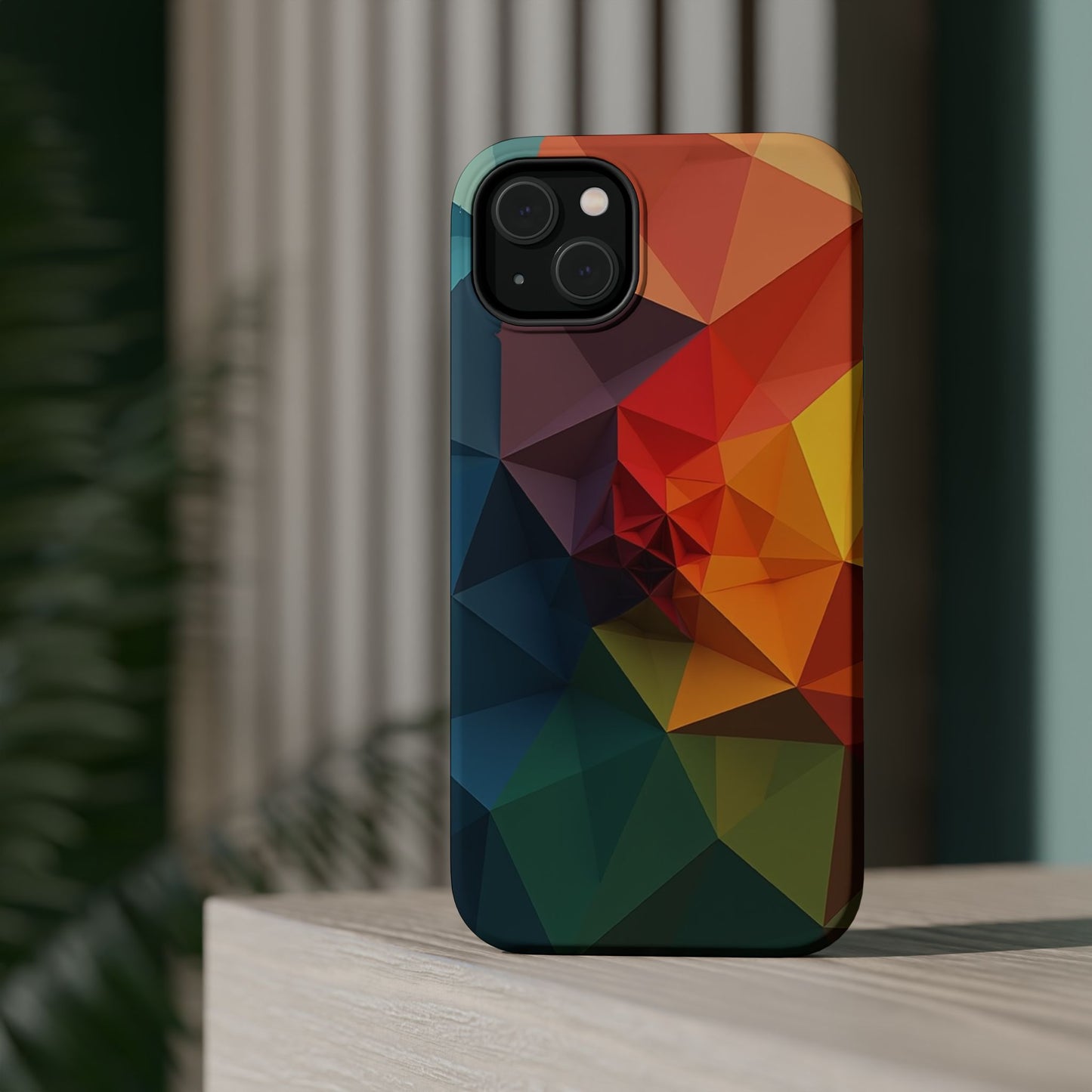 Solar Flare Phone Case for iPhone | Abstract Geometric Slim Protective Cover