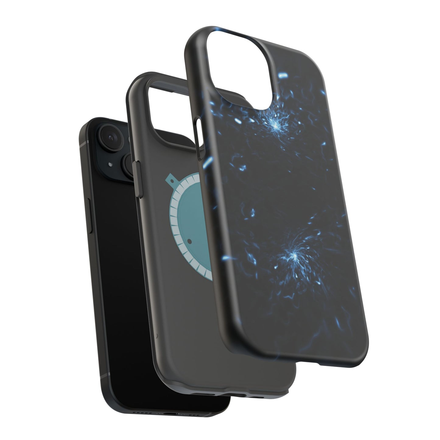 Galaxy Phone Case - Aesthetic iPhone Case | Blue Abstract Energy Design | Gifts for Him/Her | Sci-Fi Tech Vibes
