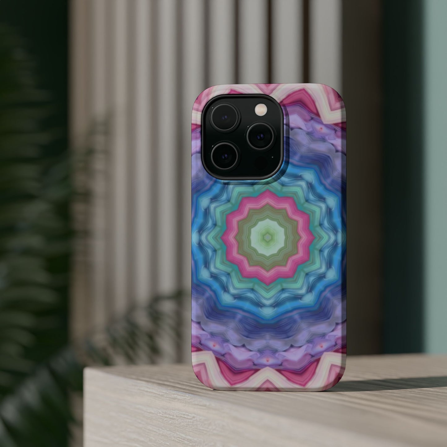 Abstract Phone Case - Psychedelic iPhone Case, Colorful Gift Idea, Unique Pattern Design
