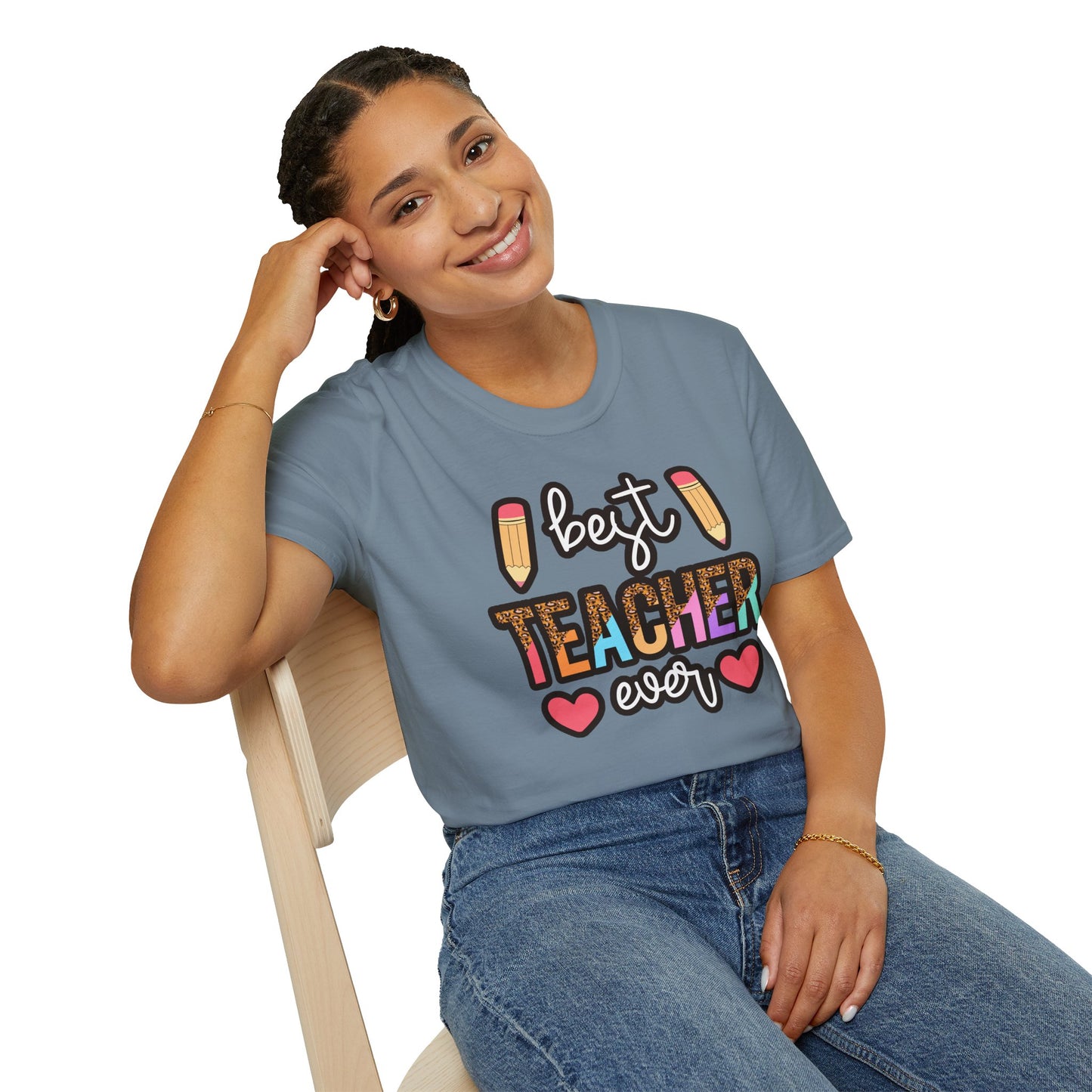 Best Teacher Ever T-Shirt – Fun and Colorful Gift for Outstanding Educators