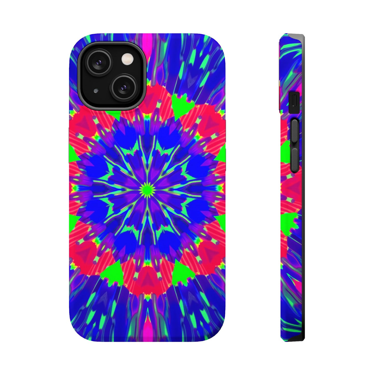 Neon Phone Case - Trippy iPhone Case, Rave Gift Idea, Aesthetic Y2K Accessory