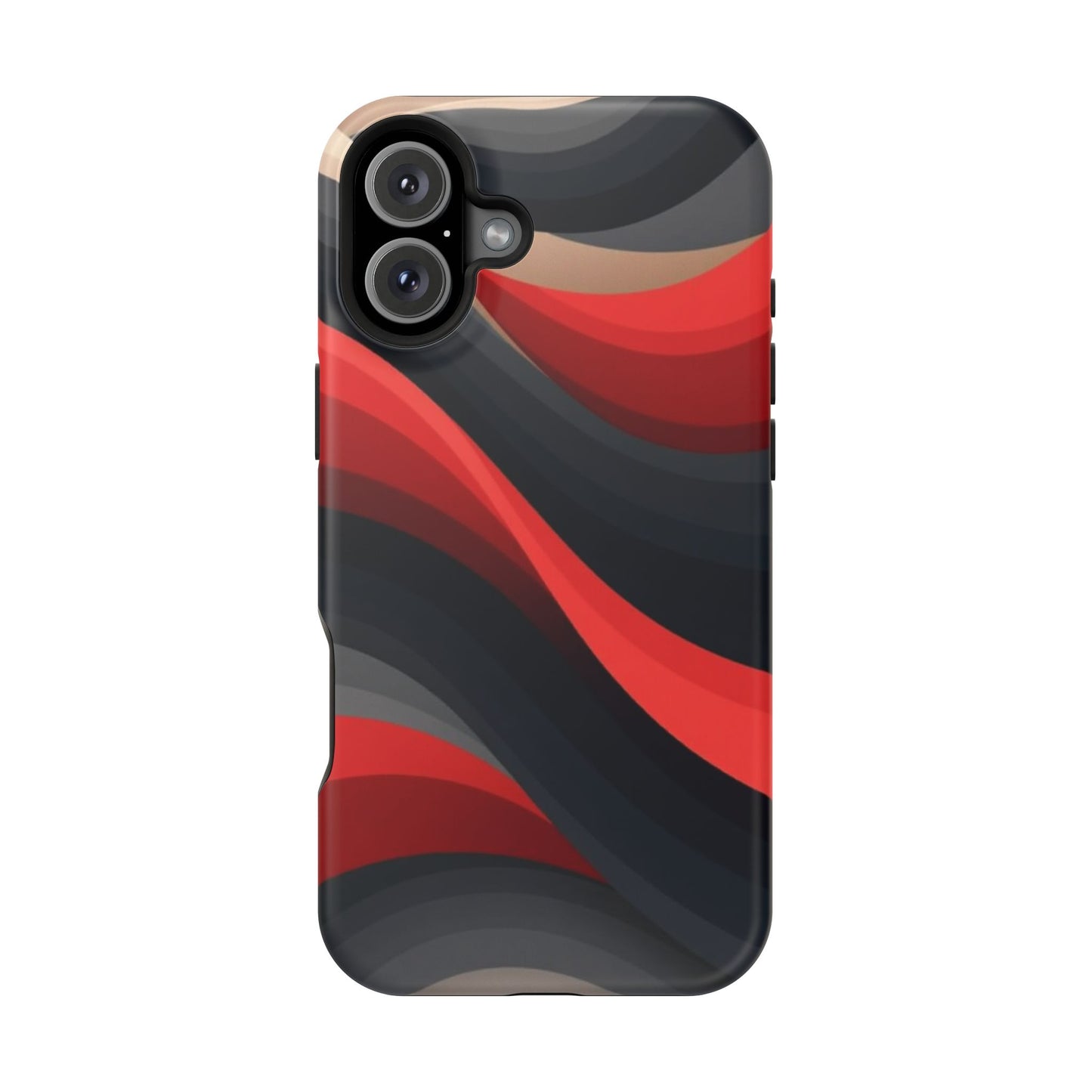 Dynamic Elegance Phone Case - Bold Wave Design | Trendy Aesthetic Gift Idea