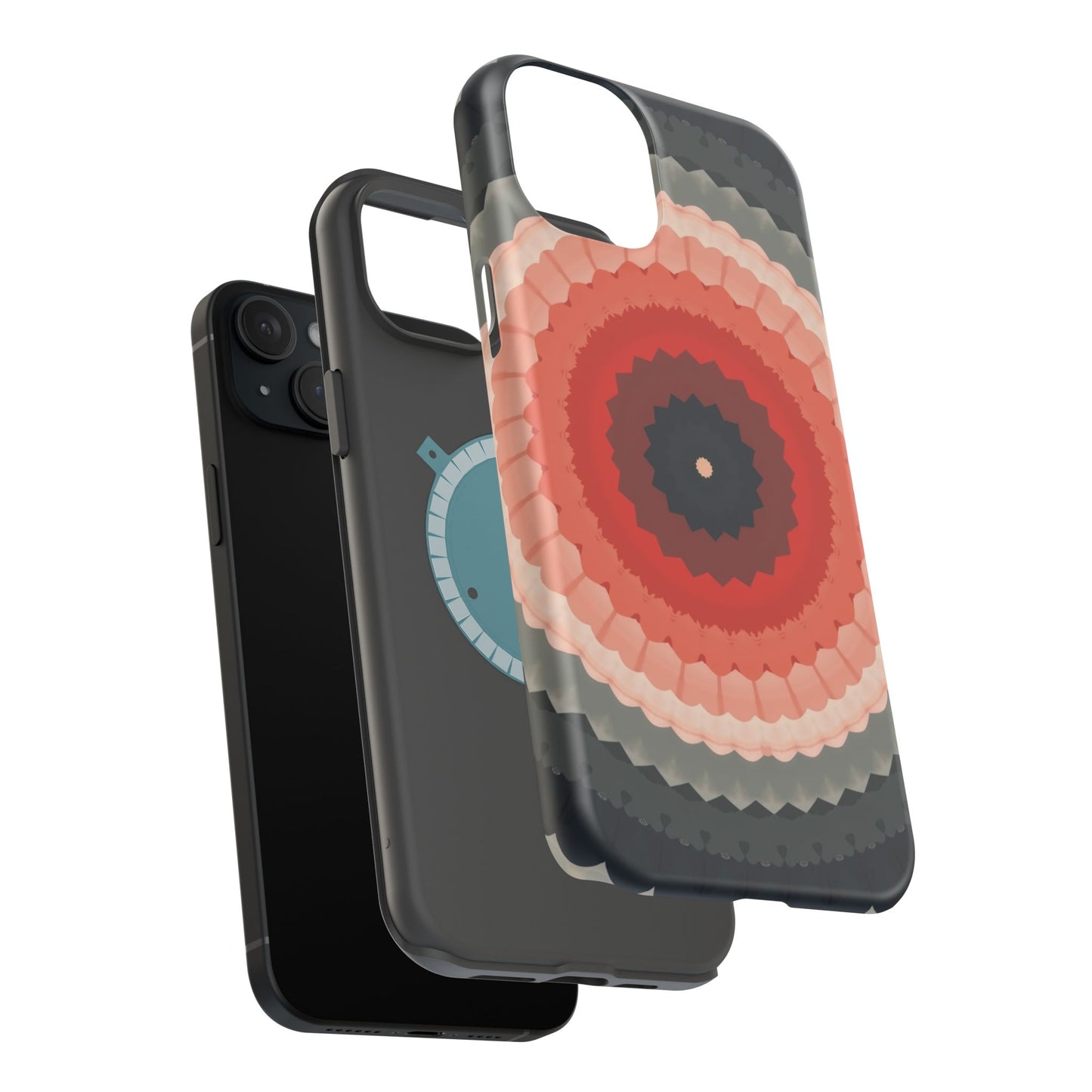 Abstract Phone Case - Geometric iPhone Case, Modern Art Gift Idea, Unique Pattern Design