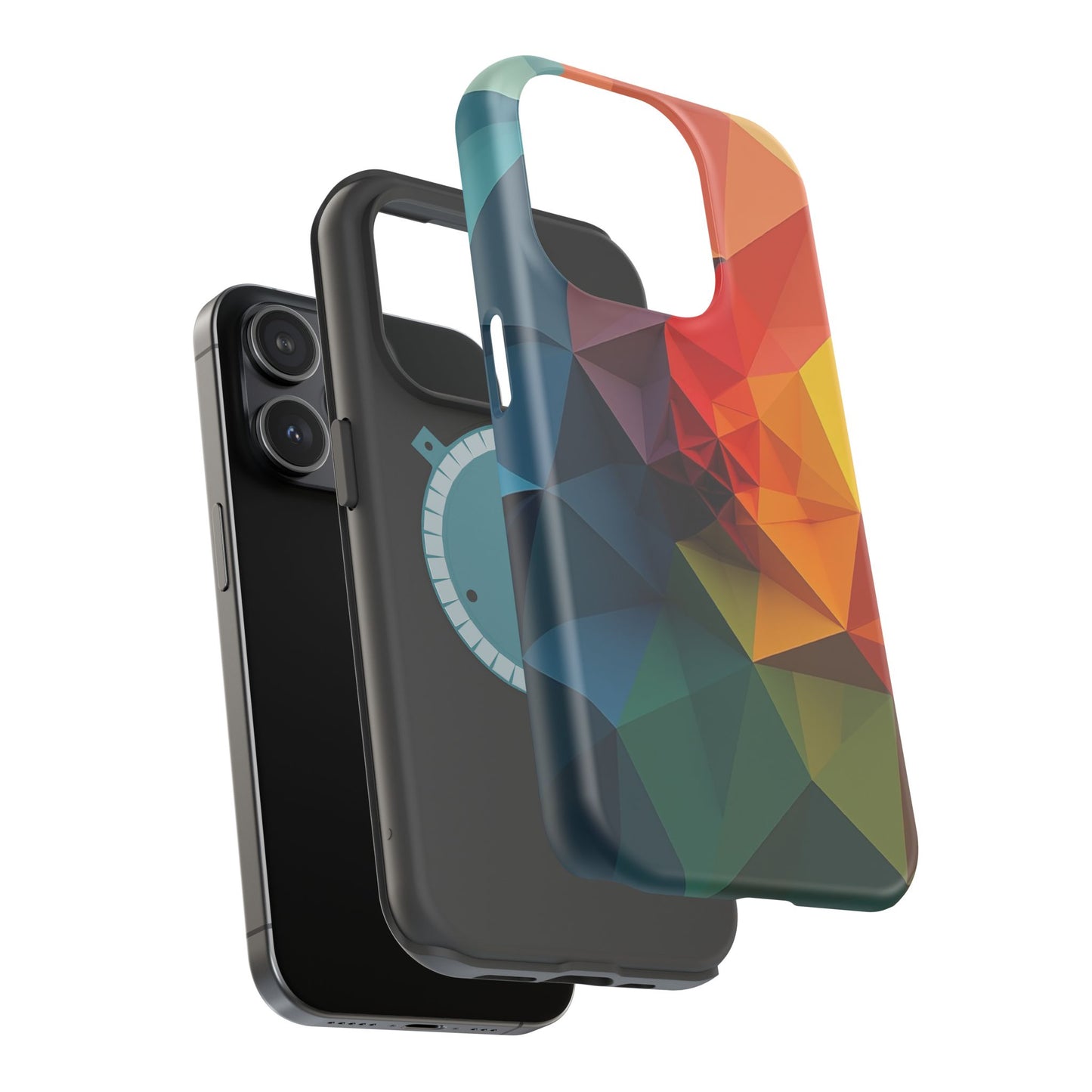 Solar Flare Phone Case for iPhone | Abstract Geometric Slim Protective Cover