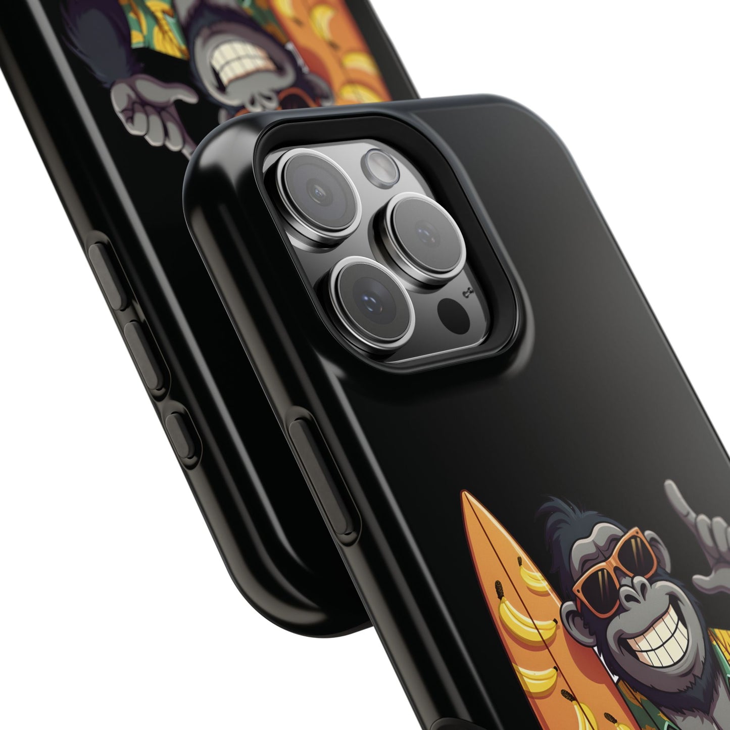Banana Vibes Surf Gorilla Phone Case β Tropical Chill Meets Jungle Fun