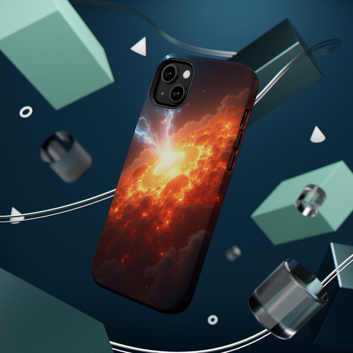 Supernova Phone Case - Fiery Galaxy iPhone Cover - Astronomy Gift for Him/Her