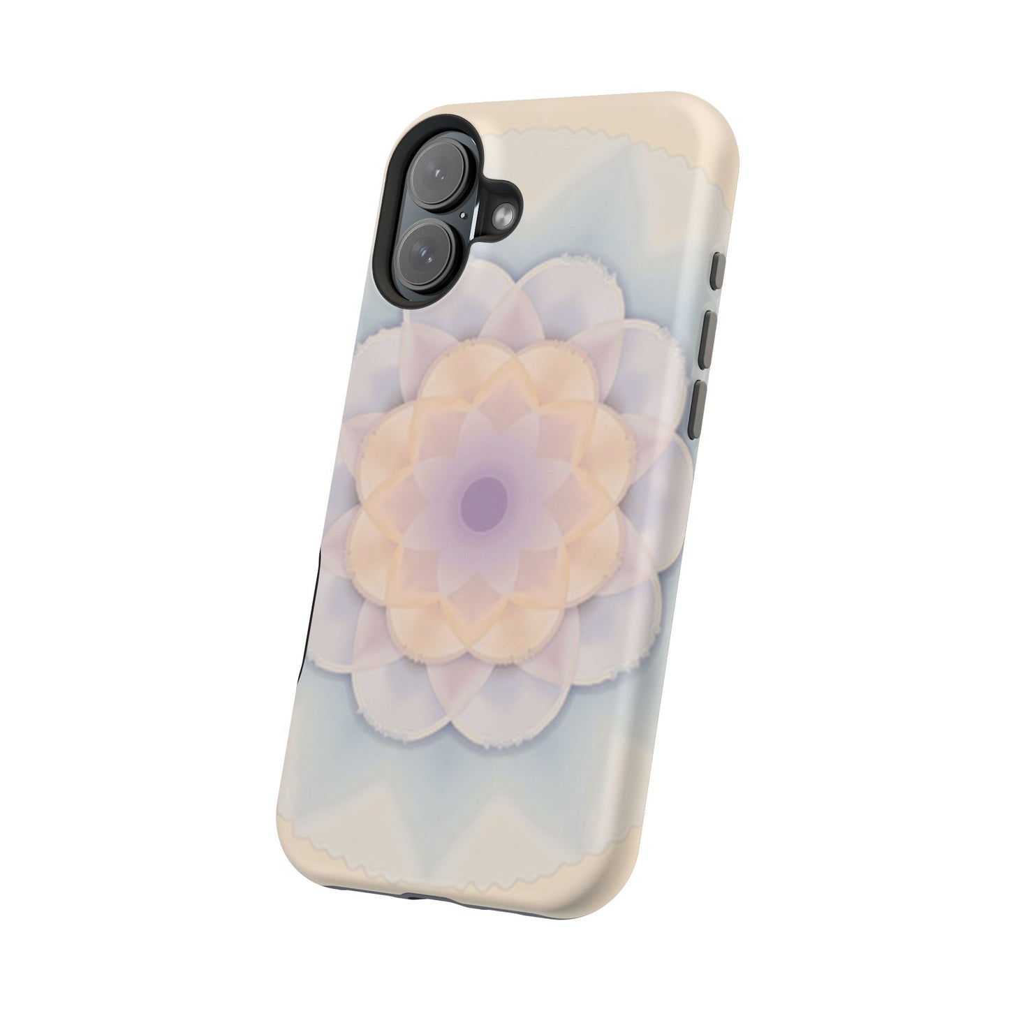 Pastel Mandala Phone Case - Aesthetic iPhone Case, Floral Gift Idea, Spiritual Zen Design