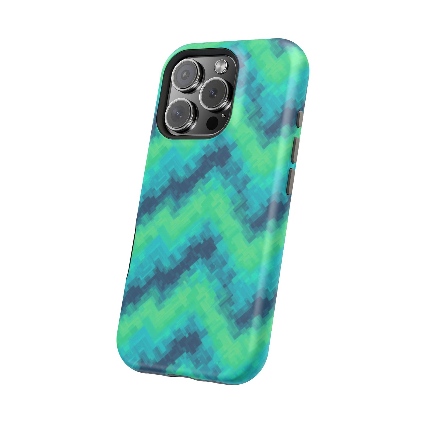 8-Bit Wave Phone Case for iPhone | Retro Pixel Art Slim Protective Cover