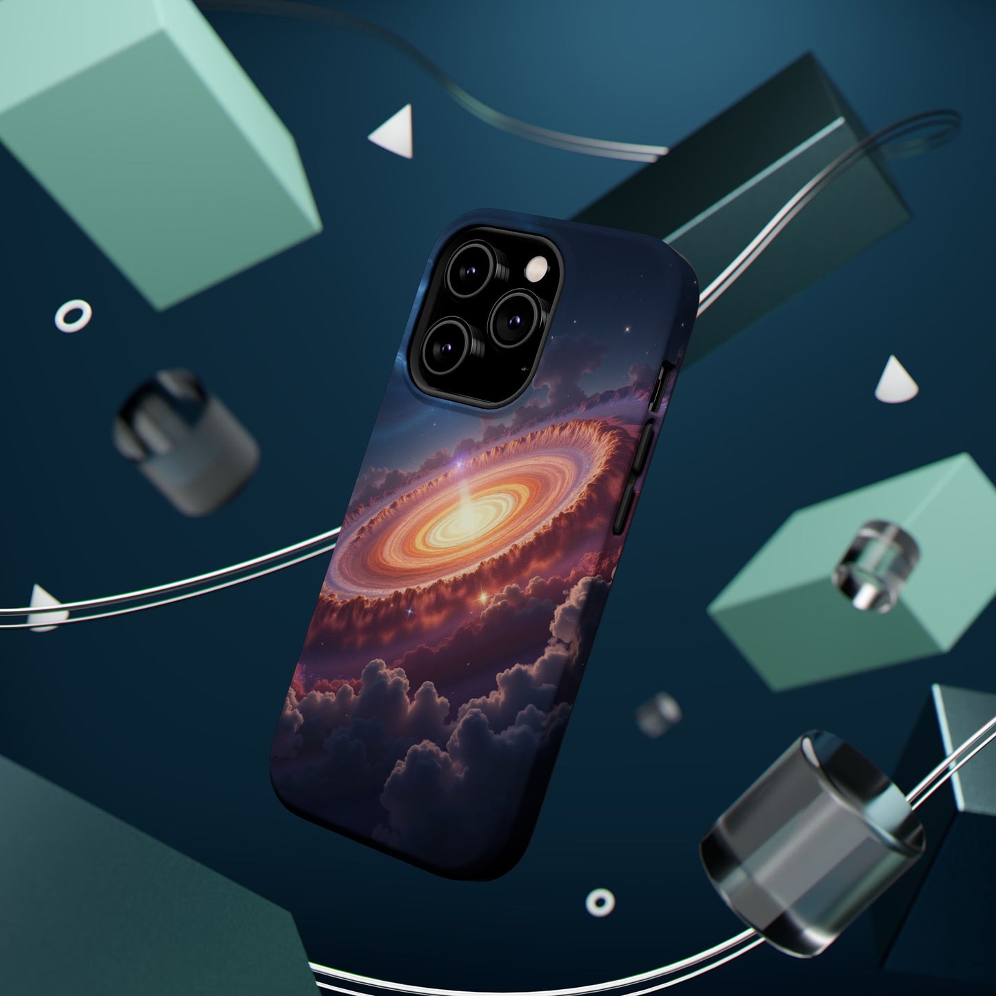 Galaxy Phone Case - Celestial Space iPhone Case, Cosmic Gift Idea, Aesthetic Spiral Design