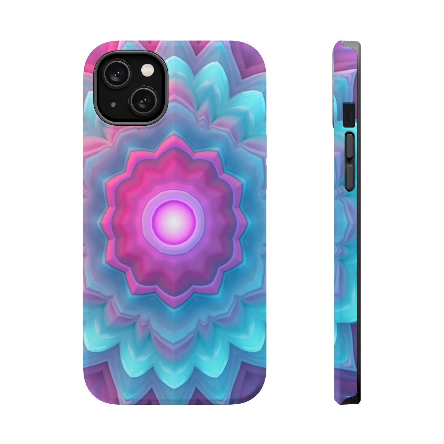 Cosmic Bloom iPhone Case - Galaxy Floral Design, Aesthetic Gift Idea