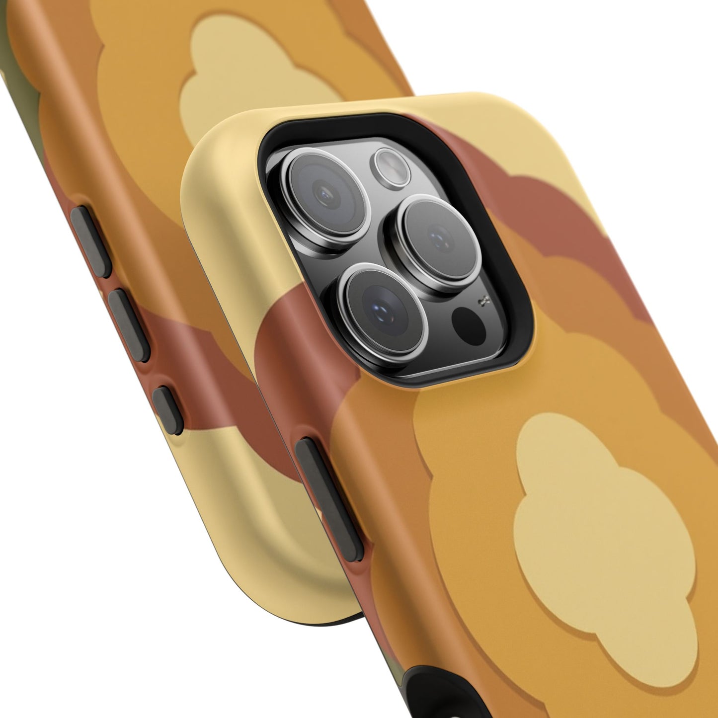 Retro Layered Bloom iPhone Case - 70s Flower Power Design, Vintage Aesthetic Gift Idea