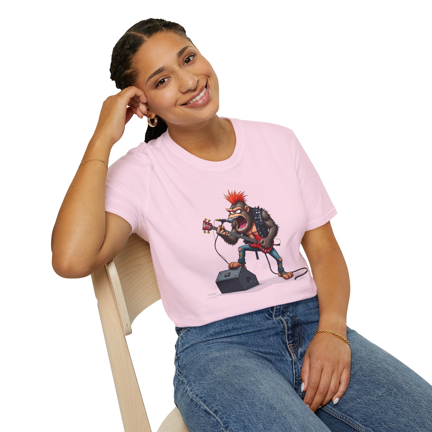 Punk Rock Gorilla T-Shirt – Loud Looks for Rebel Souls
