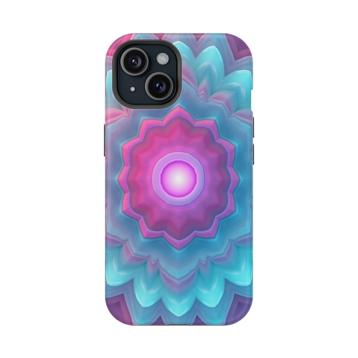 Cosmic Bloom iPhone Case - Galaxy Floral Design, Aesthetic Gift Idea